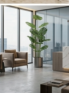 Artificial Monstera Plant with Pot | Eden Plants